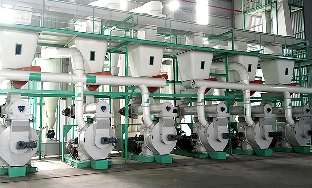 Production Line for Pelletizing Fresh Branches and Wood (2)