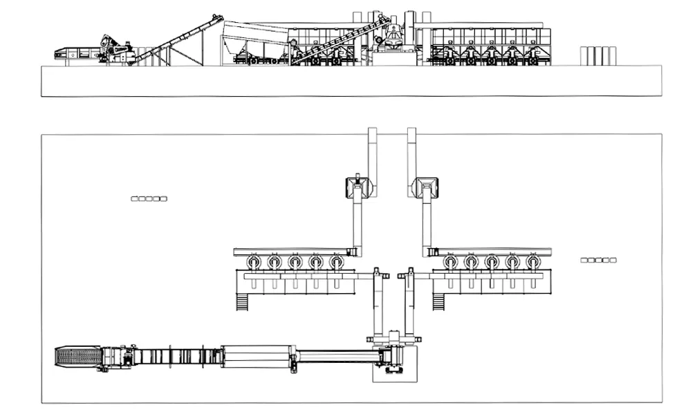 Wooden Pallet Building Mold Particle Production Line (2)